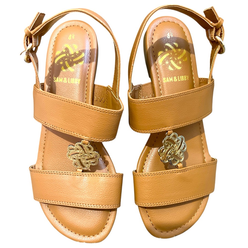 Sam & Libby 8.5 Brown Sandals. NWOT